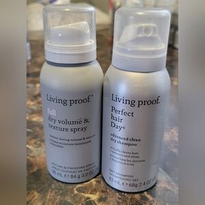 Mini Travel Living Proof Full Dry Volume Spray and Perfect Hair Day Shampoo Set